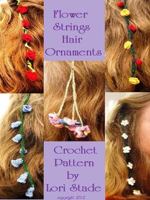 cover image of Flower Strings Hair Ornaments Crochet Pattern